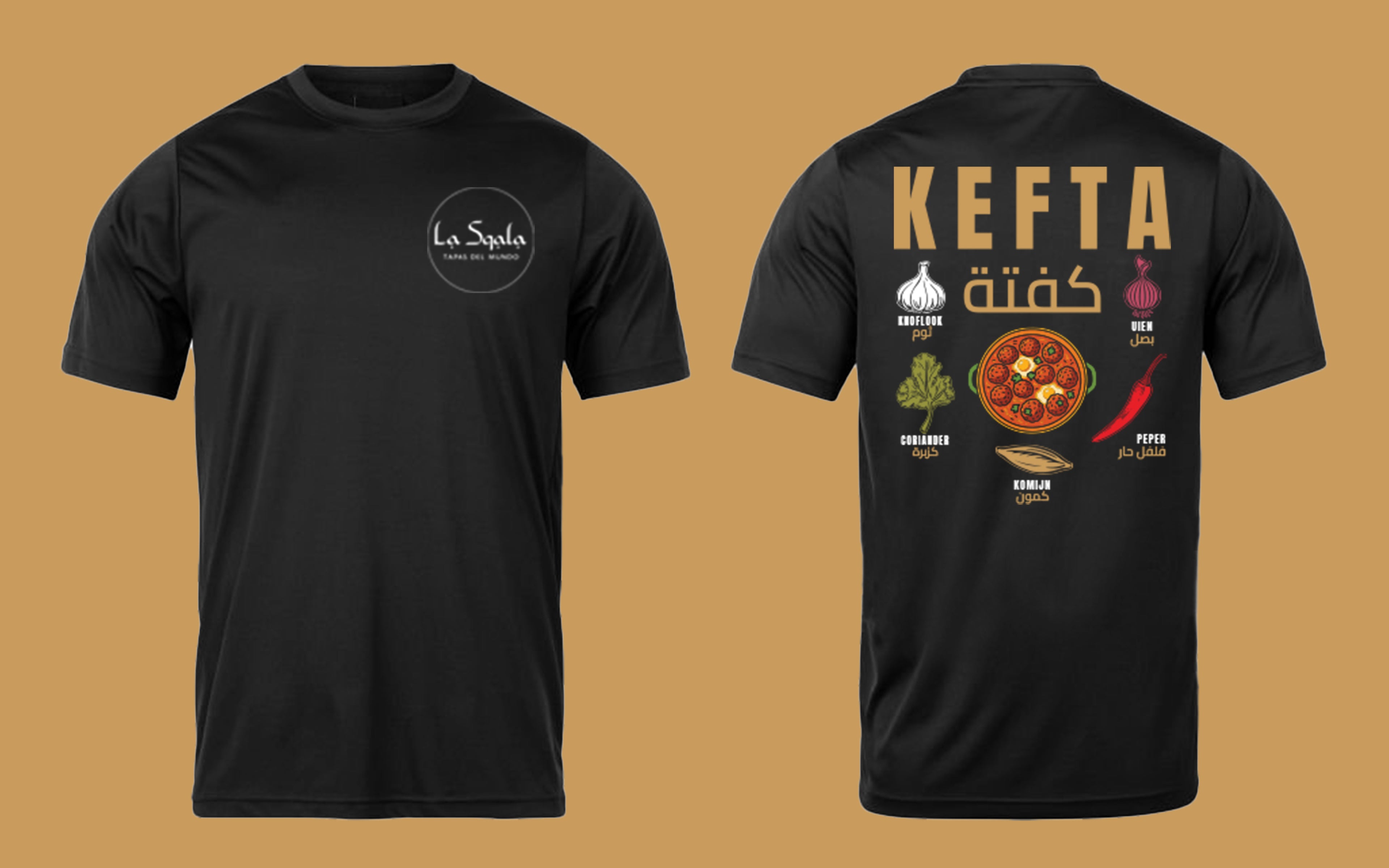 Kefta T-shirt – Kruidige klassieker in stijl