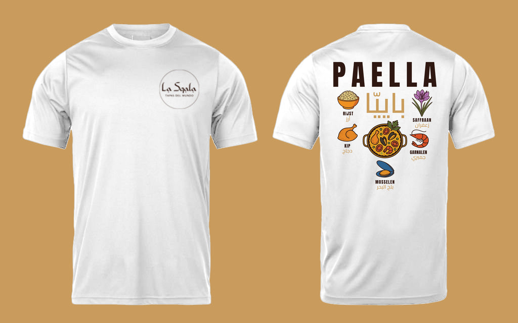 Paella T-shirt – Spaanse trots in een draagbaar recept