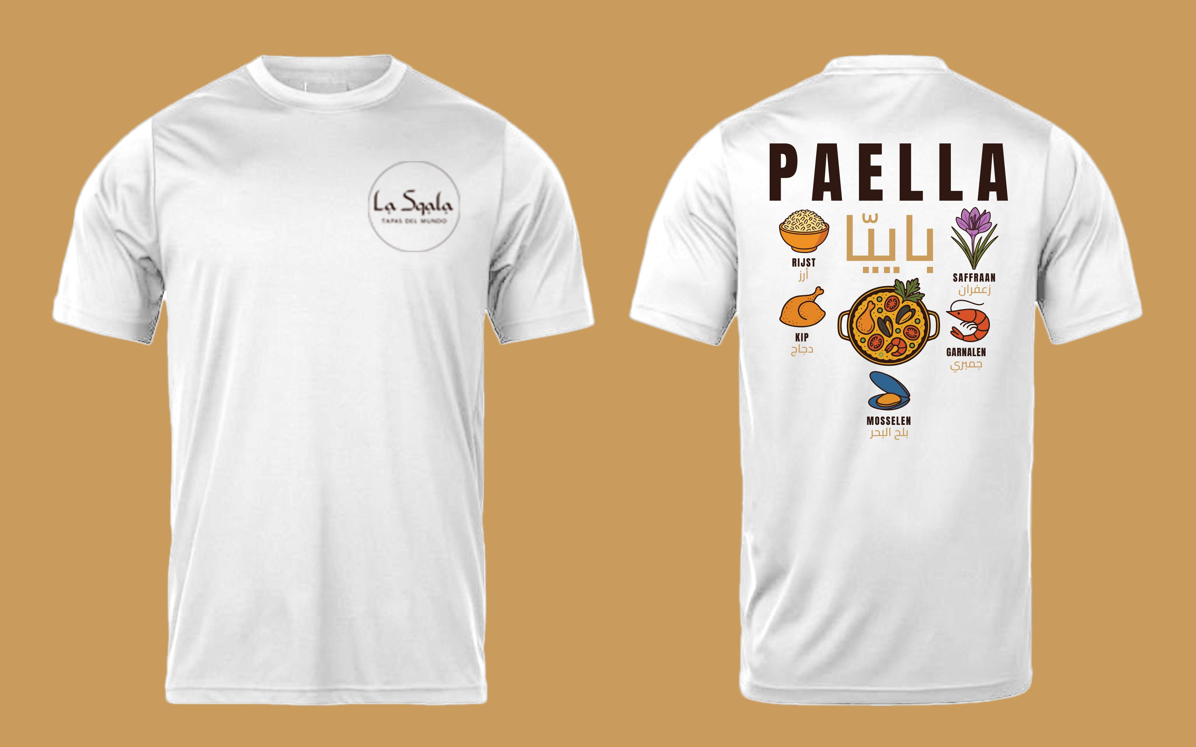 Paella T-shirt – Spaanse trots in een draagbaar recept