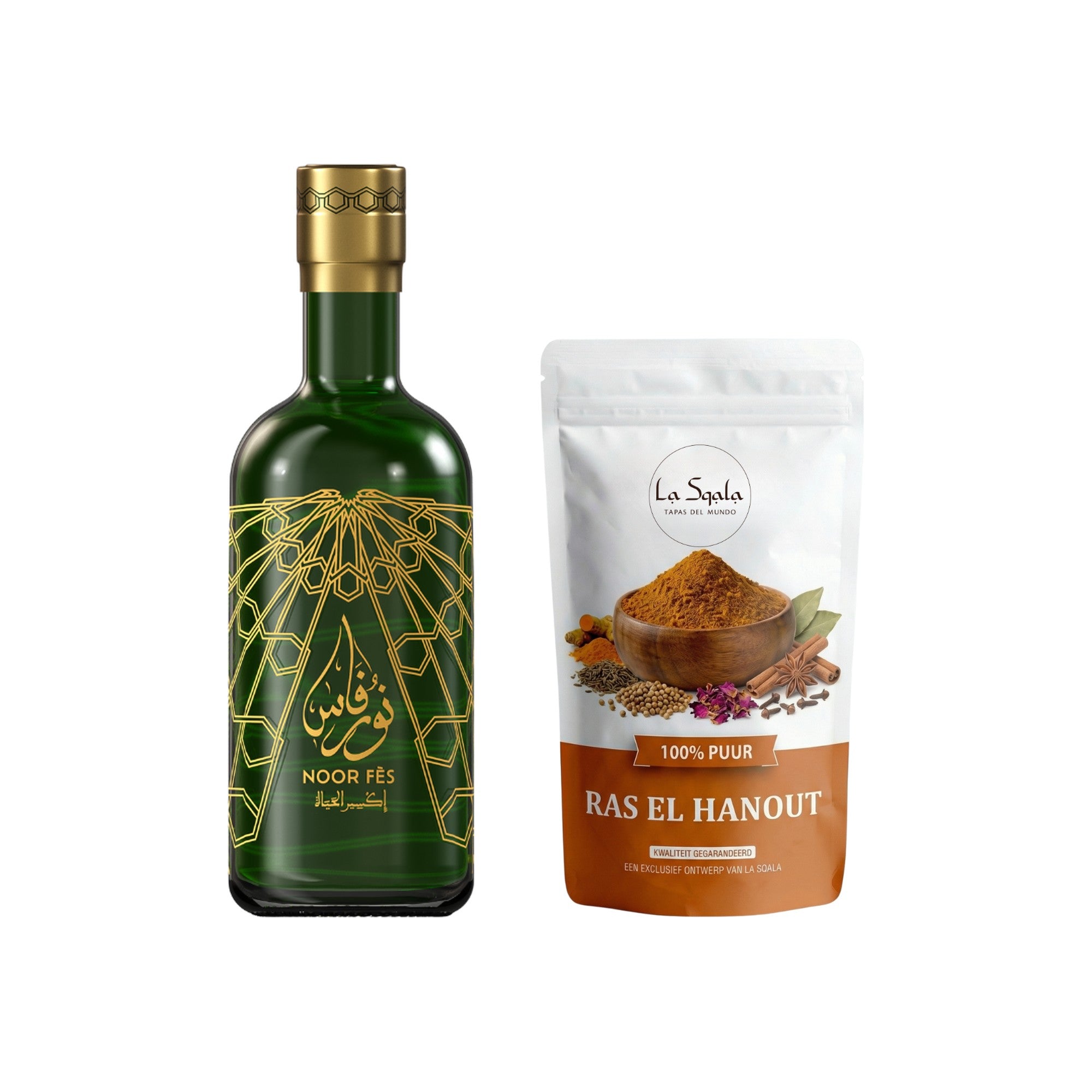 The chef's set - Noor Fes olive oil & ras el hanout