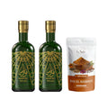 The big set - two bottles Noor Fes olive oil & ras el hanout